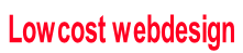Lowcost webdesign